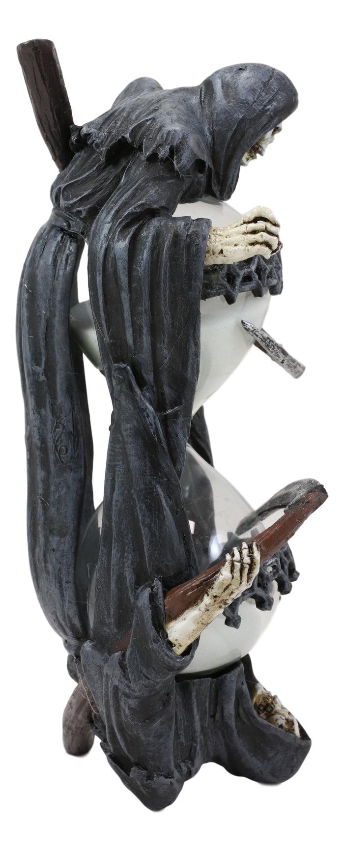 Ebros Gift Soul Harvester Time Waits For No Man Gothic Grim Reaper With Scythe Sand Timer