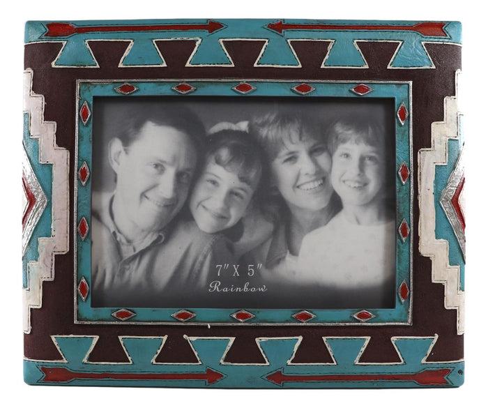 Ebros Gift Southwest Native Indian Meso Mayan Aztec Desktop Or Wall Picture Frame 5"X7"
