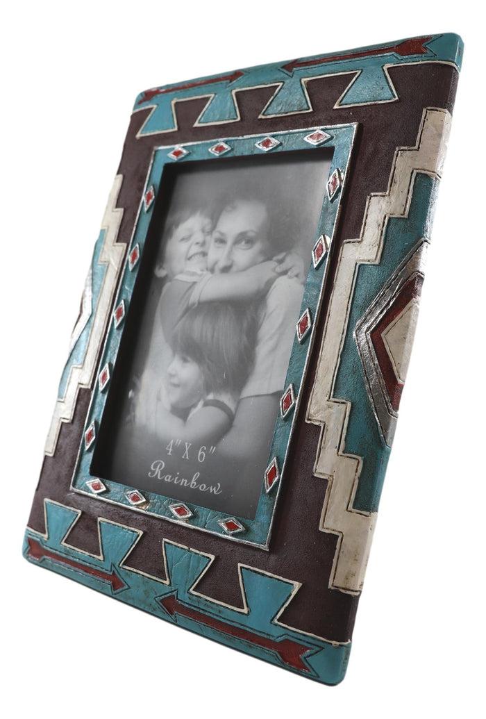 Ebros Gift Southwest Native Indian Meso Mayan Aztec Desktop Or Wall Picture Frame 4"X"