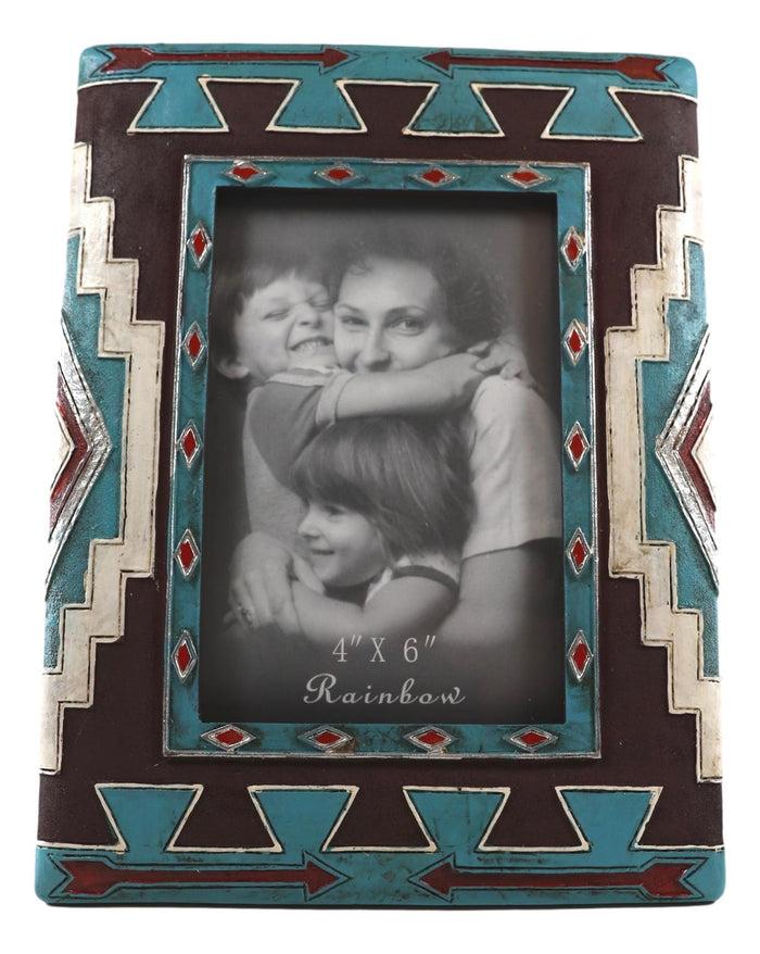 Ebros Gift Southwest Native Indian Meso Mayan Aztec Desktop Or Wall Picture Frame 4"X"