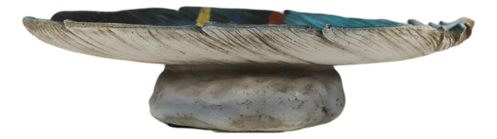 Ebros Gift Southwestern American Indian Dreamcatcher Feather Jewelry Dish Tray Figurine