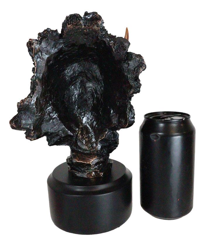 Ebros Gift Southwestern American Indian Wild Buffalo Bison Head Bust Figurine With Base