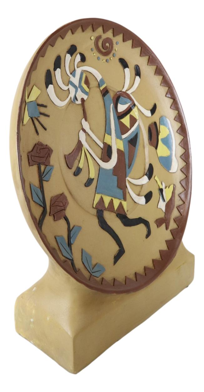 Ebros Gift Southwestern American Tribal Native Aztec Mythology Kokopelli God Desktop Plaque