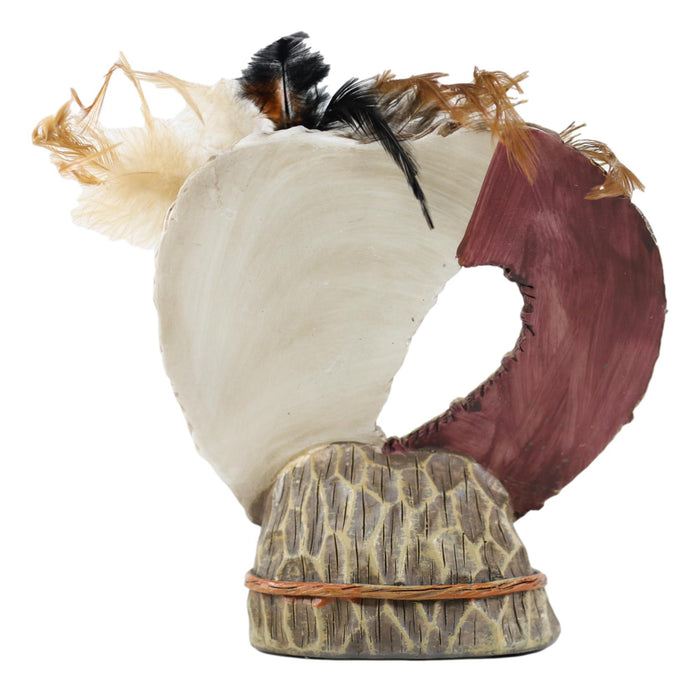 Ebros Gift Southwestern Native Indian Dreamcatcher Feathers With Heart Decorative Figurine