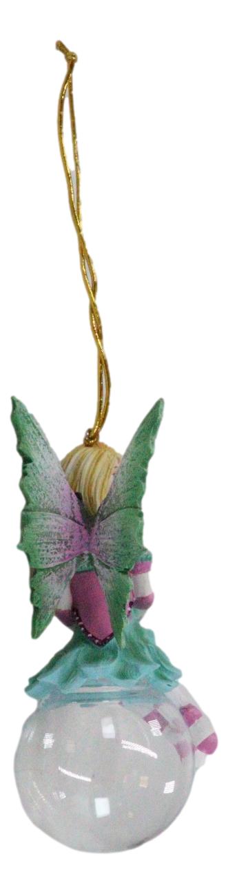 Ebros Gift Spring Blossom Bubble Rider Fairy Ornament Amy Brown Holiday Collection Accent
