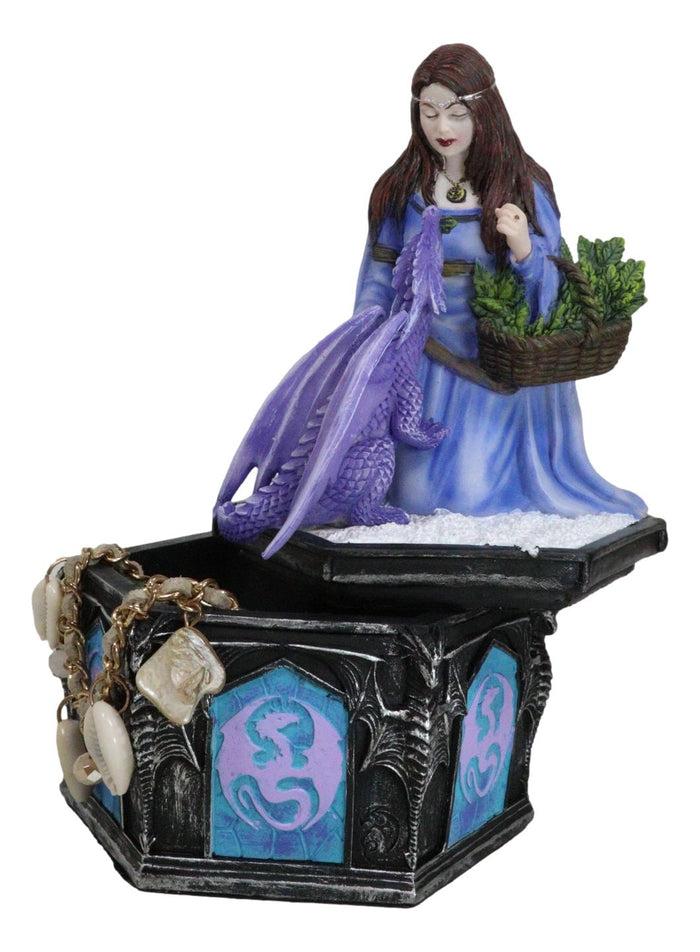 Ebros Gift Spring Fall Summer Winter Seasons Friendship Fairy With Dragon Trinket Boxes Set