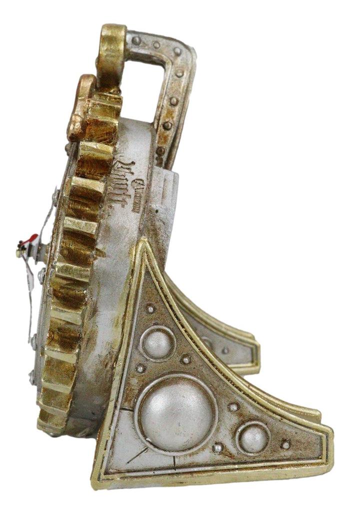 Ebros Gift Steampunk Alternative Science Fate Anguistralobe Geared Desktop Clock Figurine