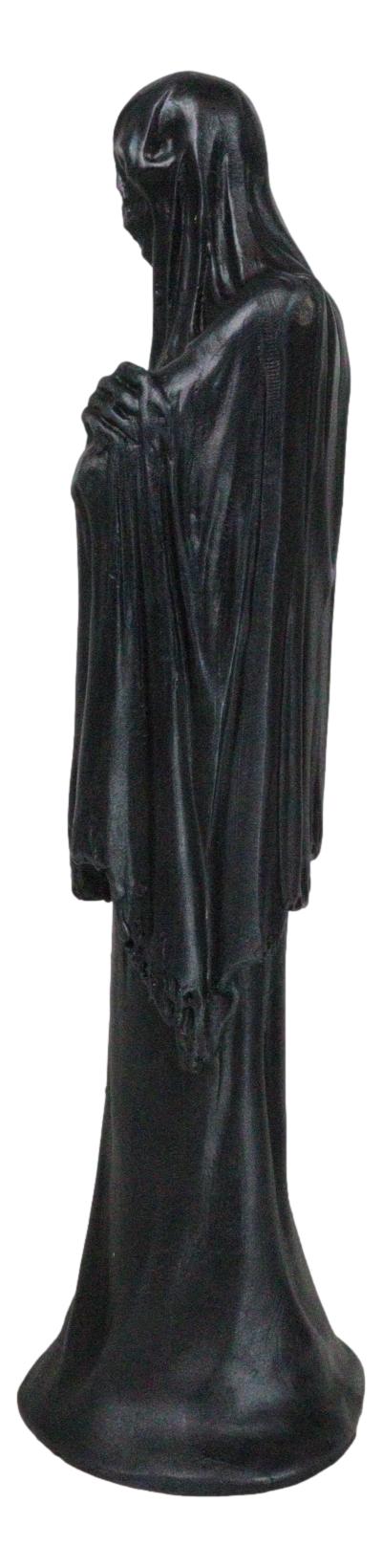 Ebros Gift The Boogeyman Black Death Grim Reaper Wearing Long Cloak Robe Garment Figurine