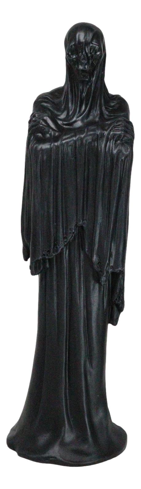 ebros gift The Boogeyman Black Death Grim Reaper Wearing Long Cloak Robe Garment Figurine