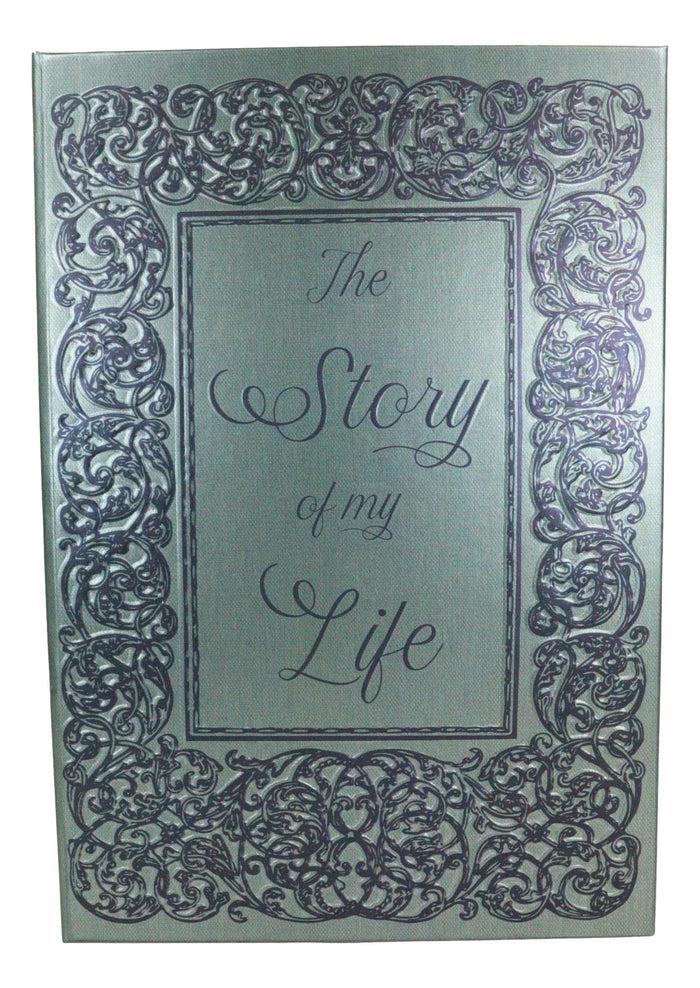 Ebros Gift The Story Of My Life Rococo Gothic Scroll Art Embossed Blank Page Journal Book