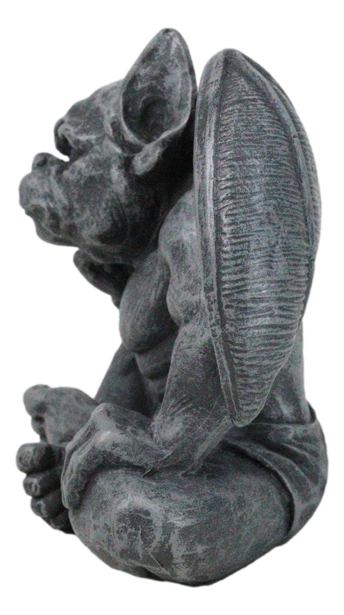 Ebros Gift The Thinker Medieval Winged Gargoyle With Hand On Cheek Thinking Figurine