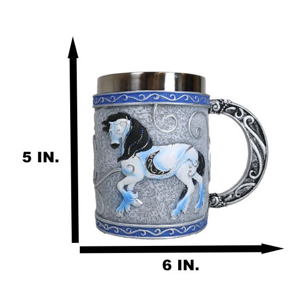 Ebros Gift The Trail Of Painted Ponies Western Mystic Dreamer Celestial Horse Tankard Mug