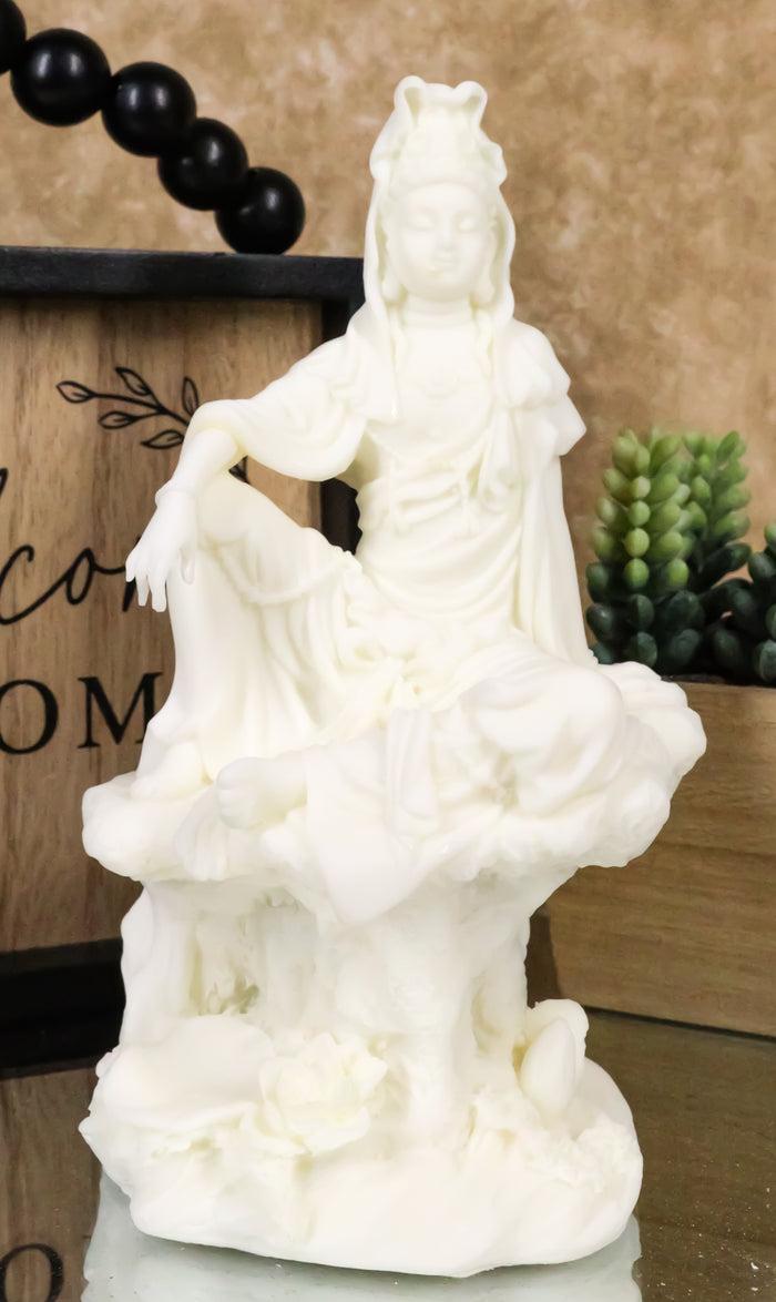 ebros gift The Water And Moon Goddess Kuan Yin Bodhisattva Statue Immortal Deity Of Mercy