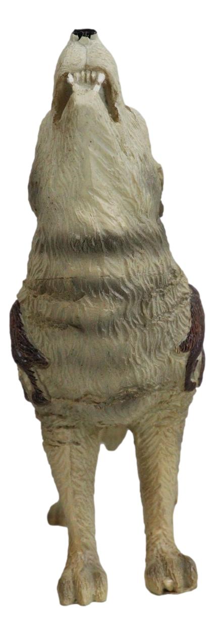 Ebros Gift The Wolf Spirit Collection Aardwolf Wolfpack Figurine Howling Wolf 6.25"L