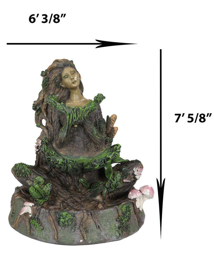 Ebros Gift Tree Woman Gaia Dryad Ent Native Earth Goddess Backflow Incense Cone Burner