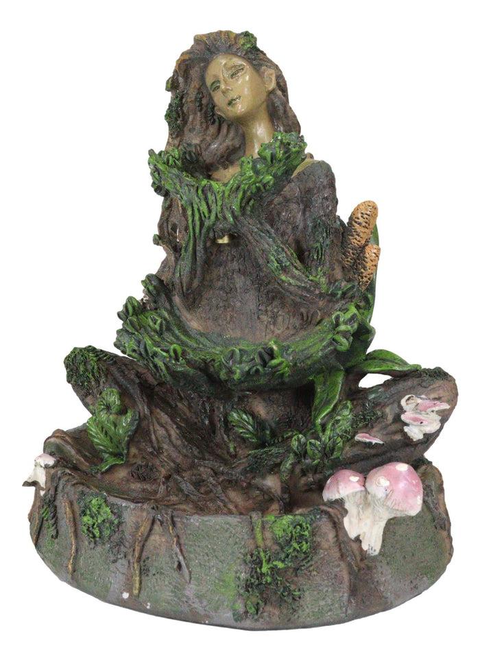 Ebros Gift Tree Woman Gaia Dryad Ent Native Earth Goddess Backflow Incense Cone Burner