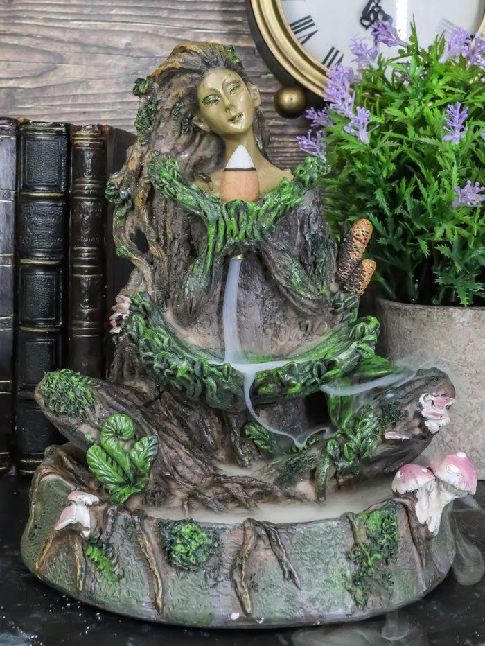 ebros gift Tree Woman Gaia Dryad Ent Native Earth Goddess Backflow Incense Cone Burner