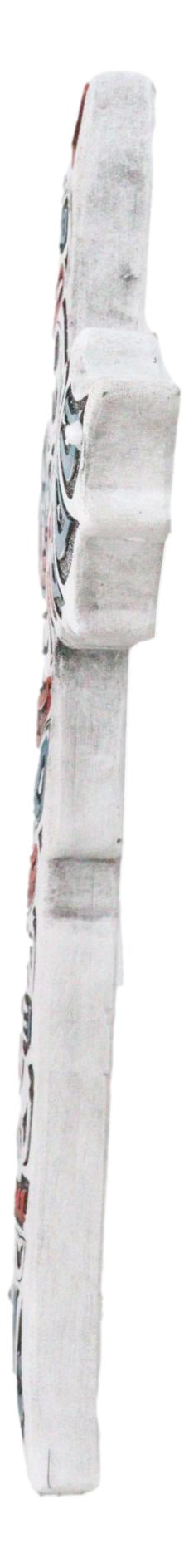 Ebros Gift Tribal Native Indigenous Tiki Animal Totem Pole Wall Cross Decor Plaque