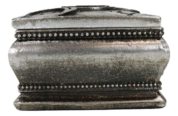 Ebros Gift Triple Moon Goddess Occult Wicca Pagan Decorative Jewelry Box With Alchemy Runes