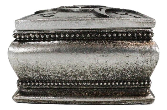 Ebros Gift Triple Moon Goddess Occult Wicca Pagan Decorative Jewelry Box With Alchemy Runes