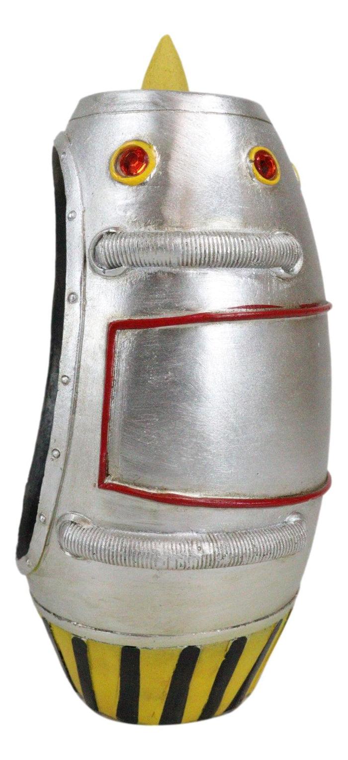 Ebros Gift UFO Green Alien In Spaceship Capsule Backflow Incense Burner With LED Lights