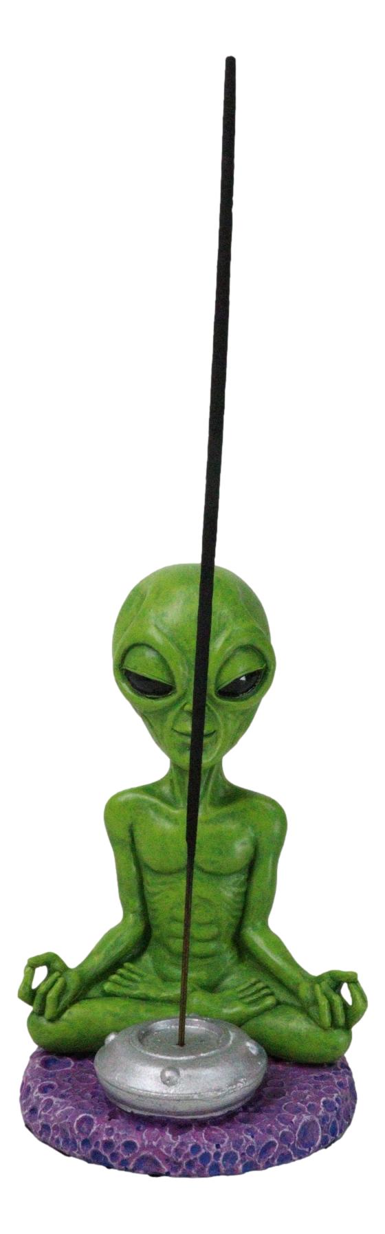 Ebros Gift UFO Outer Space Extra Terrestrial Roswell Alien Yoga Meditation Incense Burner