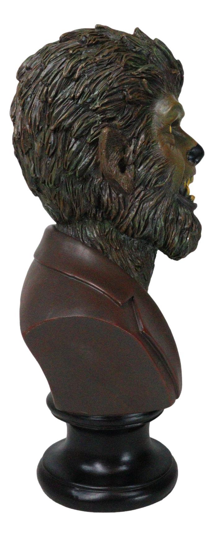 Ebros Gift Underworld Gothic Werewolf Lycan Beast Wolfman Portrait Head Bust Figurine