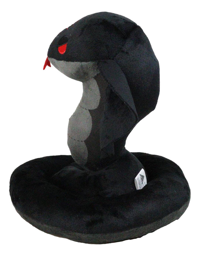 Ebros Gift Underworld Mythological Creature Venomous Cobra Snake Decorative Luxe Soft Plush