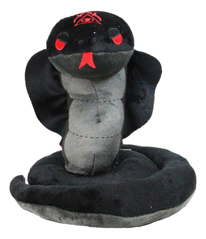 ebros gift Underworld Mythological Creature Venomous Cobra Snake Decorative Luxe Soft Plush