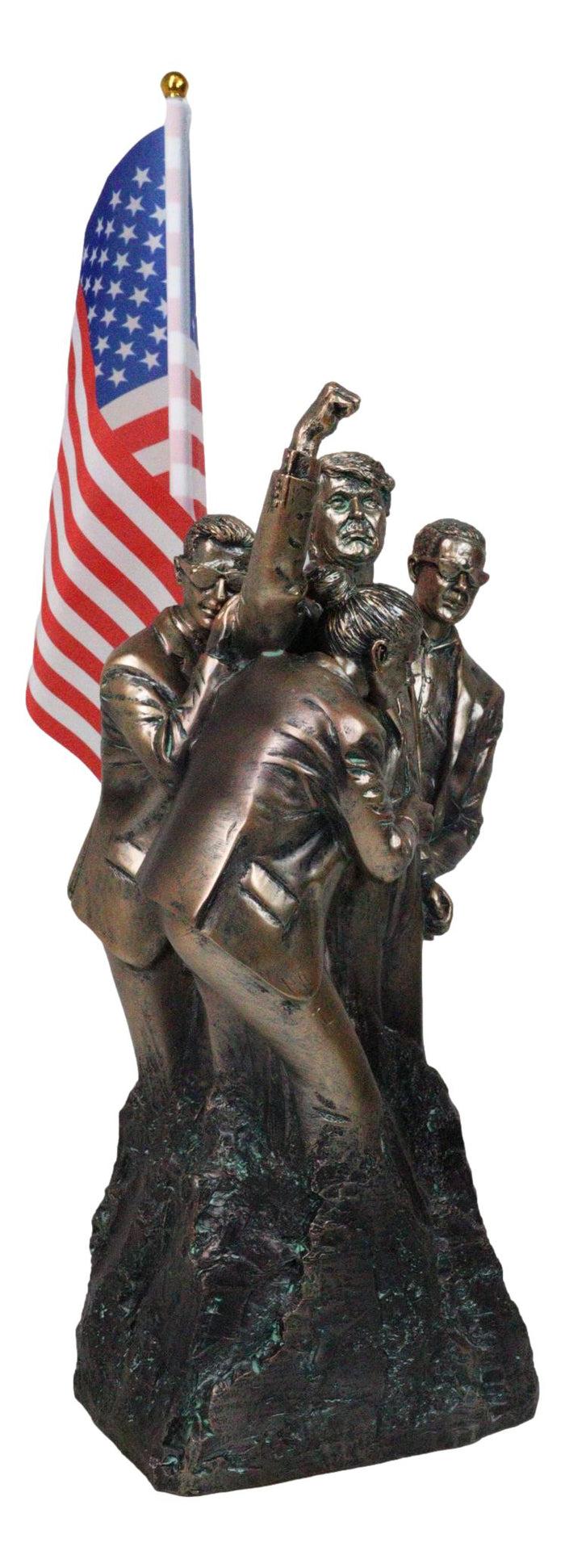 Ebros Gift USA President Donald Trump Raising Right Fist Fight Butler Rally MAGA Figurine