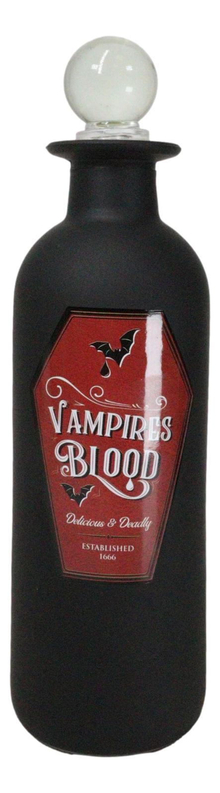 Ebros Gift Vampires Blood Witchcraft Apothecary Wicca Decorative Glass Potion Bottle