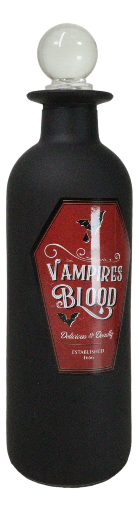 Ebros Gift Vampires Blood Witchcraft Apothecary Wicca Decorative Glass Potion Bottle