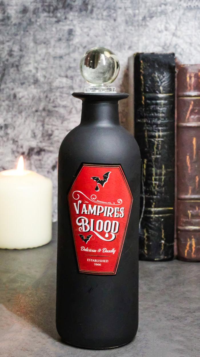 ebros gift Vampires Blood Witchcraft Apothecary Wicca Decorative Glass Potion Bottle