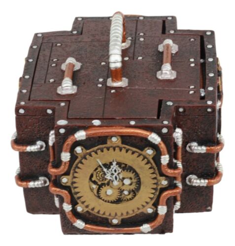 Ebros Gift Vintage Retro Design Steampunk Emergency Medic Shaped Jewelry Trinket Box Decor