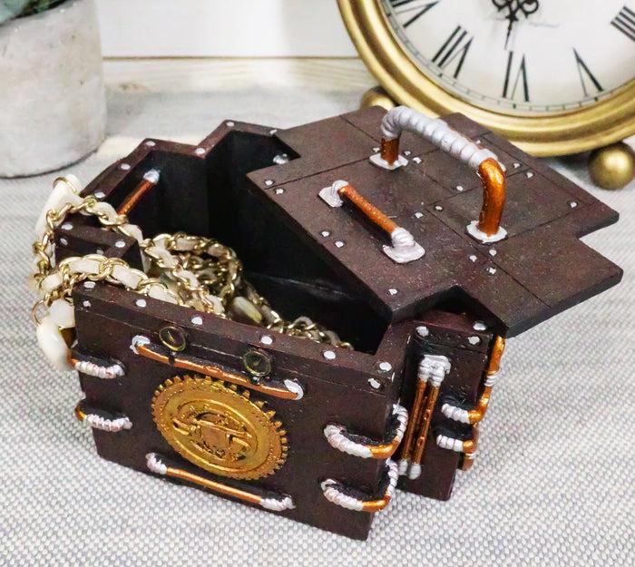 ebros gift Vintage Retro Design Steampunk Emergency Medic Shaped Jewelry Trinket Box Decor