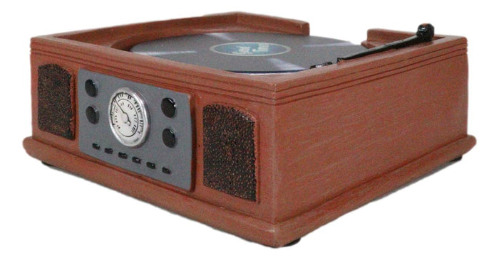 Ebros Gift Vintage Retro Nostalgia Vinyl Turntable Player Replica Coasters And Holder Set