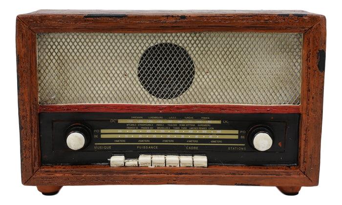 Ebros Gift Vintage Retro Rectangle TV Television Box Set Money Coin Piggy Bank Accent Decor
