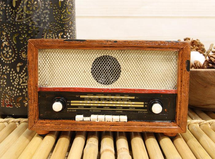 ebros gift Vintage Retro Rectangle TV Television Box Set Money Coin Piggy Bank Accent Decor