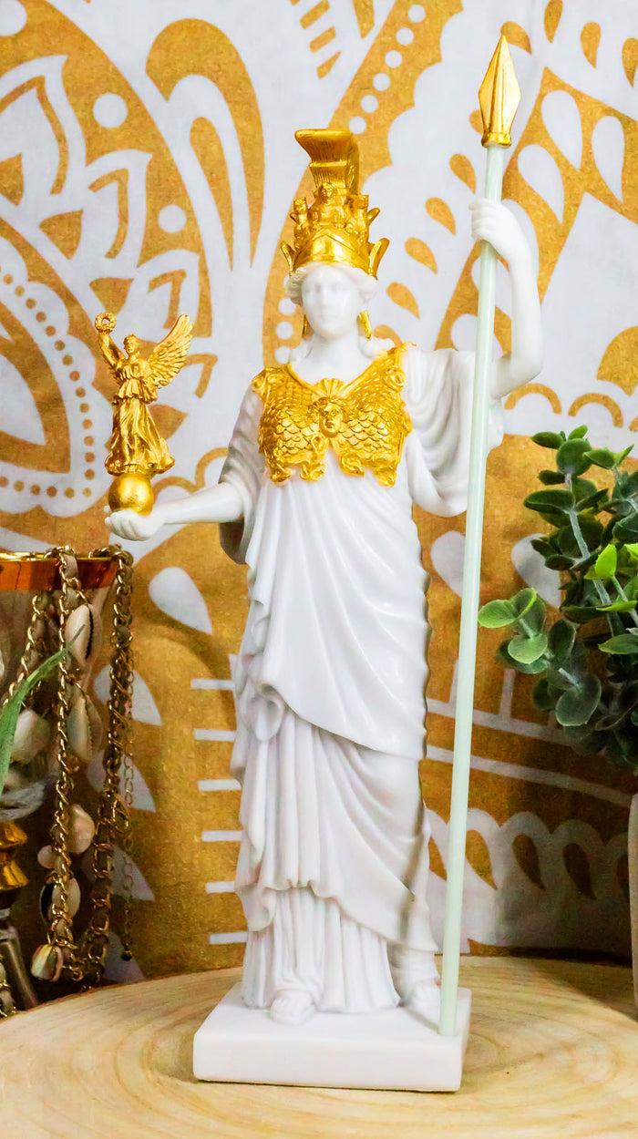 ebros gift Virgin Patroness of Athens Athena Greek Goddess Figurine Wisdom War Strategy