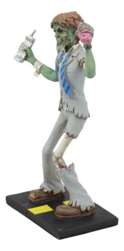 Ebros Gift Walking Dead Wall Street Zombie Holding Brains Name Card Holder Figurine