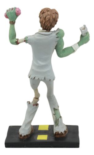 Ebros Gift Walking Dead Wall Street Zombie Holding Brains Name Card Holder Figurine