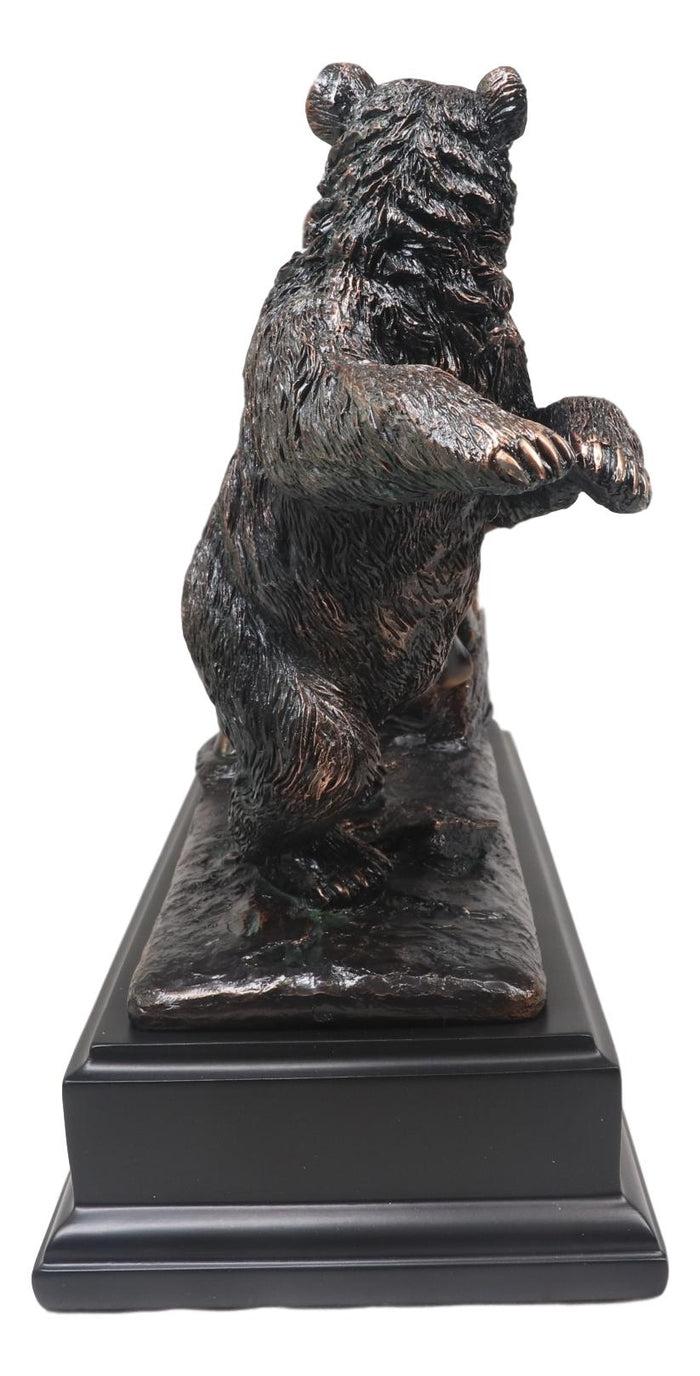 Ebros Gift Wall Street Stock Market Signature Charging Bull With Conceding Bear Statue