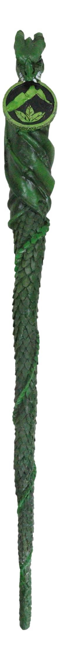 Ebros Gift Water Fire Wind Earth Set Of 4 Elemental Dragon Fantasy Cosplay Magic Wands