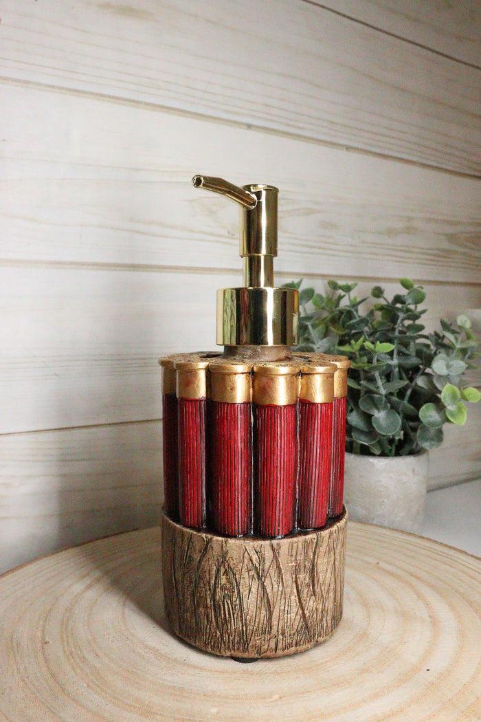 ebros gift Western 12 Gauge Shotgun Shells Ammo Bullets Kitchen Bathroom Soap Dispenser
