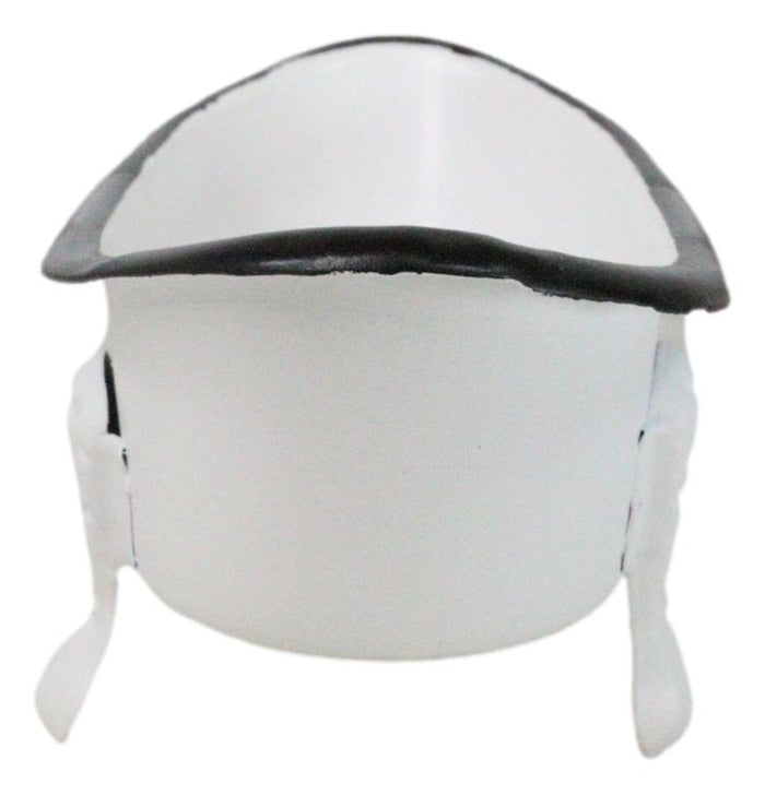 Ebros Gift Western Country Rustic Metal Freestanding Small Bathtub Replica Decor 5.75"L