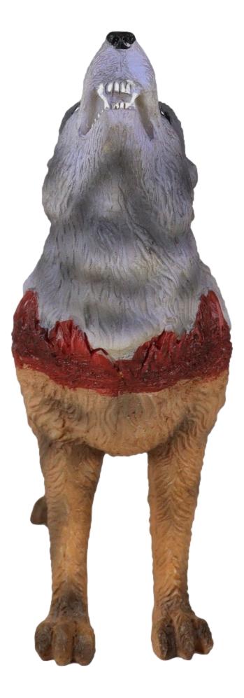 Ebros Gift Western Native Tribal Howling Wolf Totem Spirit Indian Rider Figurine Collection