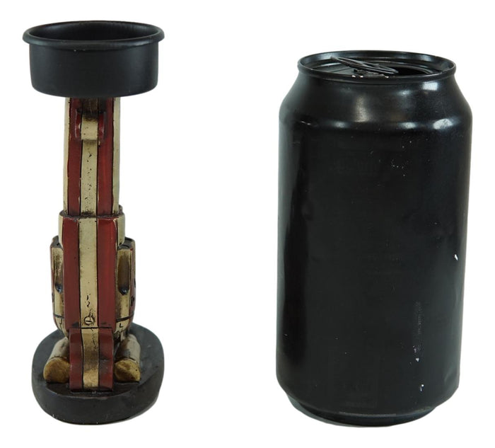 Ebros Gift Western Patriotic USA Flag Revolver Pistol Gun Votive Tea Light Candle Holder