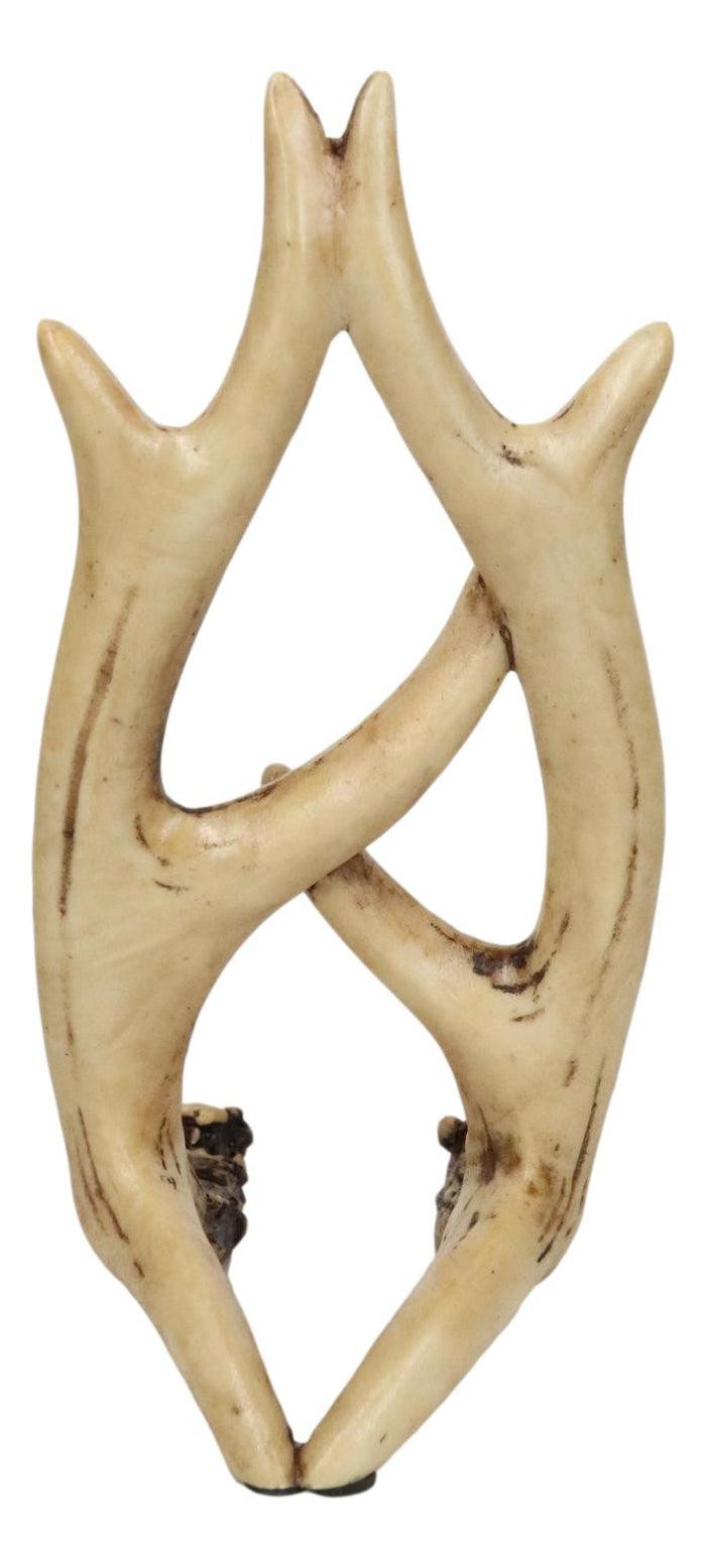 Ebros Gift Western Rustic Stag Deer Antlers Book Photo Frame Cell Phone Holder Easel Stand