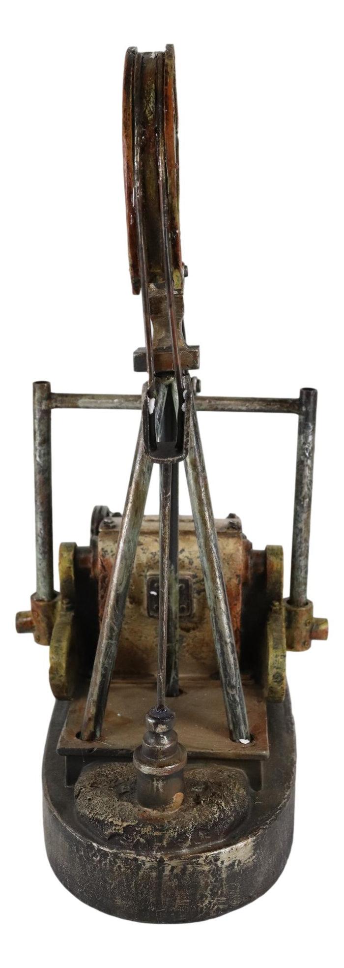 Ebros Gift Western Rustic Vintage Nodding Donkey Pumpjack Oil Derrick Rig Pumpjack Figurine