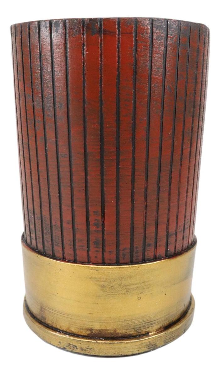 Ebros Gift Western Shotgun Bullet Shells Set Of 3 Soap Dish Toothbrush Holder Tumbler Cup